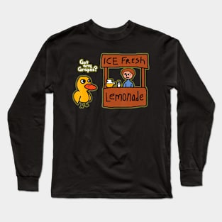 Ice Fresh Lemonade Duck Funny Got Any Grapes Love Long Sleeve T-Shirt